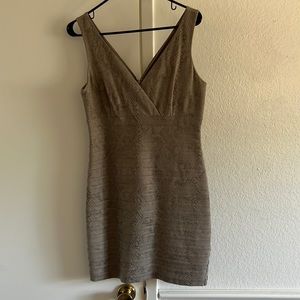 Express snake print body on dress